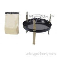 Marsh Allan #8 Disposable Grill With Charcoal, 11&quot;   